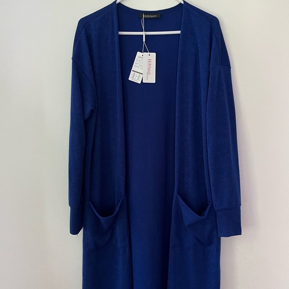 Navy Blue Soft Cardigan